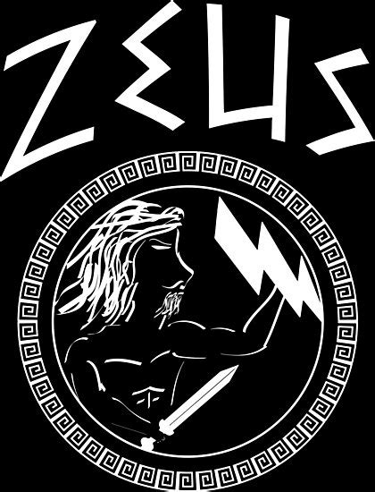 The Ancient Symbol of Zeus   Greek God of the Sky, King of the Gods ...