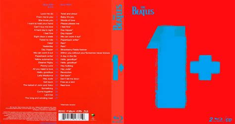 The Beatles 1+ Blu Ray | Dvd Covers and Labels