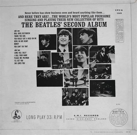 The Beatles Collection » The Beatles’ Second Album ...