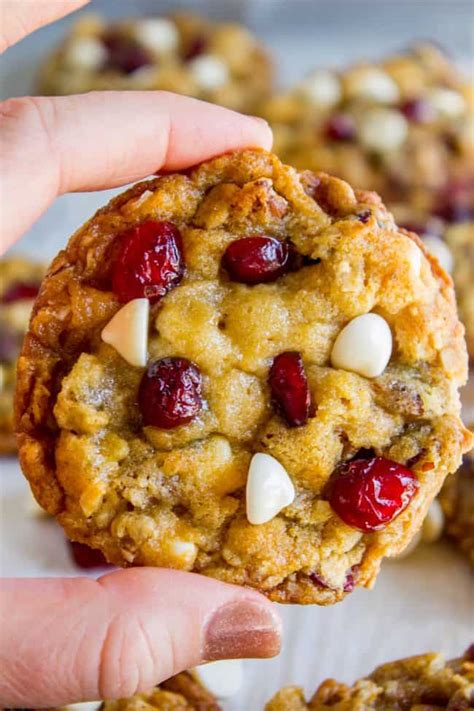 The Best White Chocolate Cranberry Cookies   The Food ...