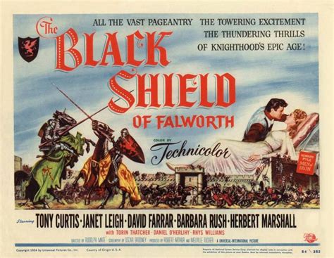 The Black Shield of Falworth   Tony Curtis and Janet Leigh ...
