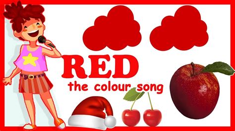 The Color Song | RED | Nursery Rhyme & Kids Song   YouTube