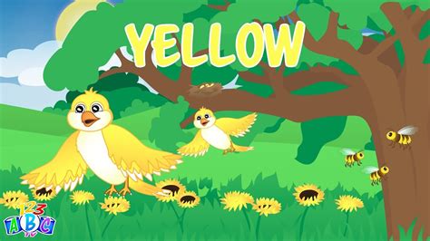 The Color Yellow Song – Yellow Song for Kids – Learn the ...