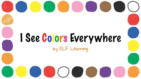 The Colors Song By ELF Learning   Color Songs for ...