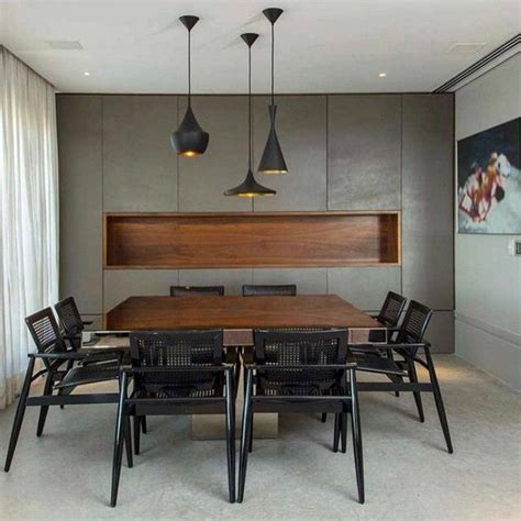 The concept of modern minimalist dining room is to keep whatever ...