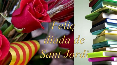 The Day of Sant Jordi  Saint George  in Catalonia,Spain