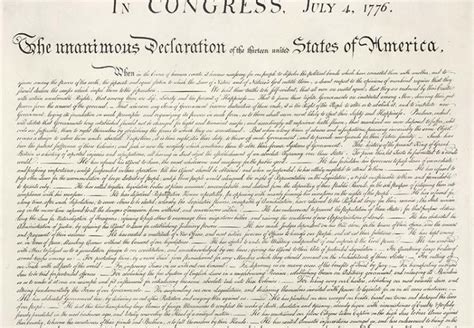 The Declaration of Independence:  An Expression of the ...