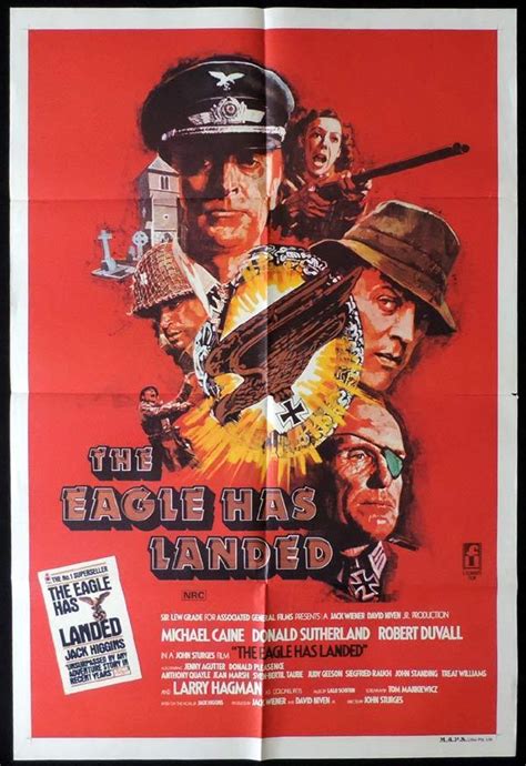 THE EAGLE HAS LANDED One Sheet Movie Poster Jenny Agutter ...