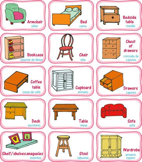 The furniture – Los muebles   Escolar   ABC Color