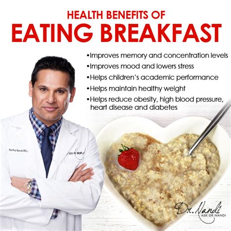 The Health Benefits of Eating Breakfast   Ask Dr Nandi