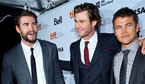 The Hemsworth Brothers: Liam, Chris and Luke step out in ...
