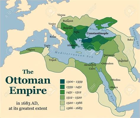 The Ottoman Empire | Império Otomano | Mapa, Império otomano, Mapas antigos