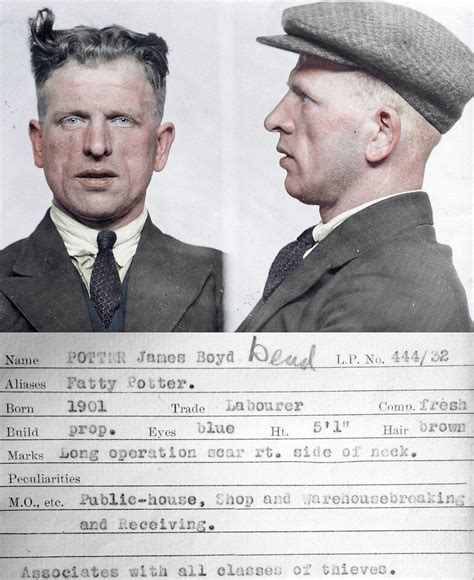 The real life Peaky Blinders: Gritty mugshots of petty ...