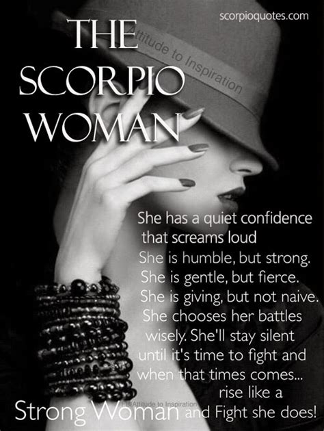 The Scorpio Woman Traits #003: | Scorpio Quotes