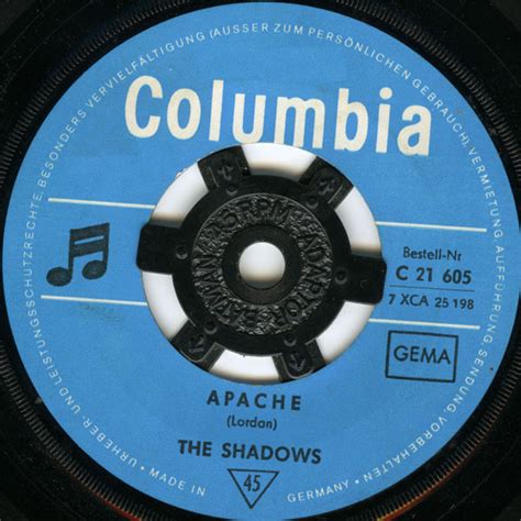 The Shadows   Apache  Vinyl  | Discogs