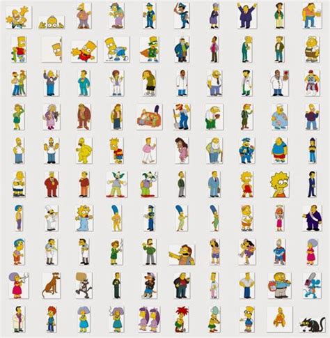 The Simpsons 100 Vector Characters | Free Vectors ...