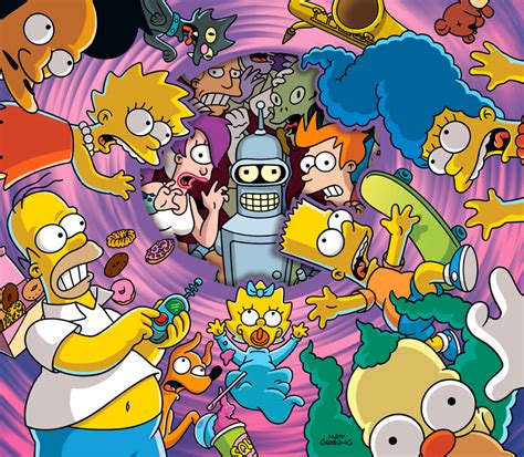 THE SIMPSONS   FUTURAMA Crossover and Character Death ...