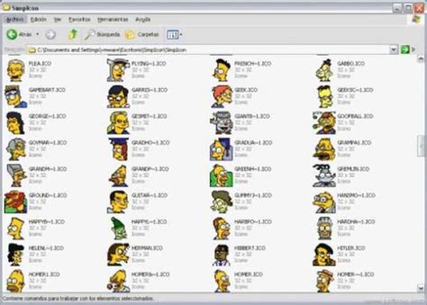 The Simpsons Icons   Descargar
