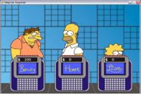 The Simpsons Jeopardy
