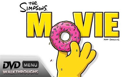 The Simpsons Movie  2007  DvD Menu Walkthrough   YouTube