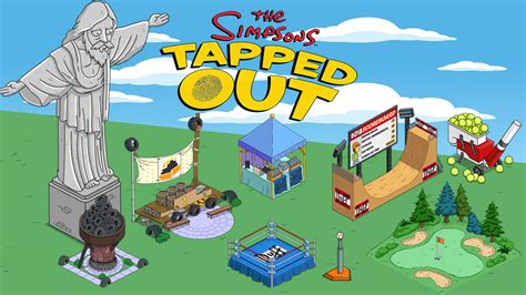 The Simpsons Tapped Out  New Update   Springfield Games ...
