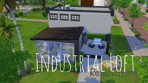 The Sims 4 Renovation   Industrial Loft   YouTube