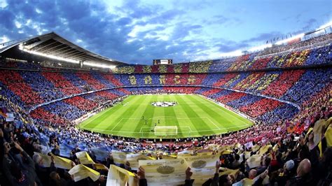 The spectacular mosaic before FC Barcelona   Juventus ...