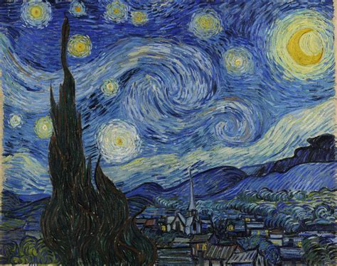 The Starry Night, 1889   Vincent van Gogh   WikiArt.org