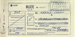 The traveler s drawer: RENFE. Billete tren TALGO de Madrid Chamartín a ...