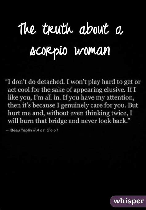 The truth about a scorpio woman | Scorpio woman, Scorpio ...