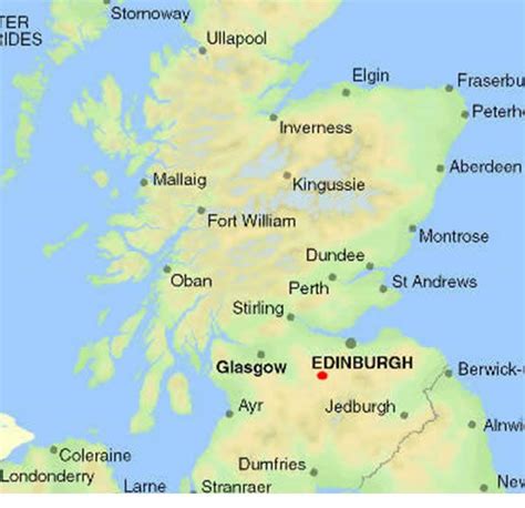 The two maps of Scotland below help identify the areas ...