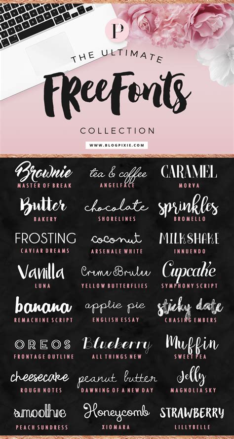 The Ultimate Free Fonts Collection ⋆ Blog Pixie