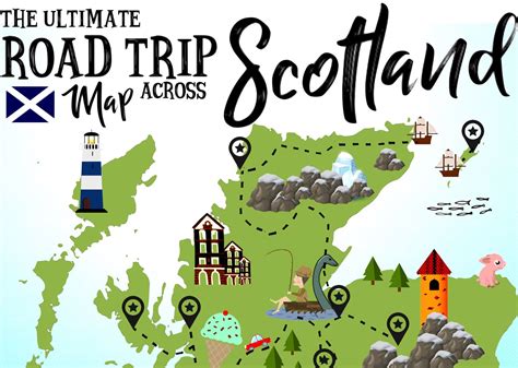 The Ultimate Map Of Things To See When Visiting Scotland ...