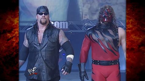 The Undertaker & Kane vs Triple H w/ Stephanie McMahon ...