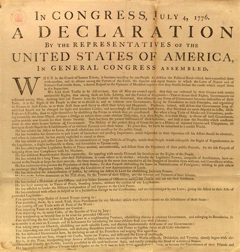 The United States Declaration of Independence