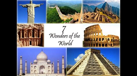 The VERY AMAZING  7 Wonders of the World !!   YouTube
