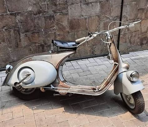 The Vespa 98 Serie 0 classic scooter replica made in Indonesia