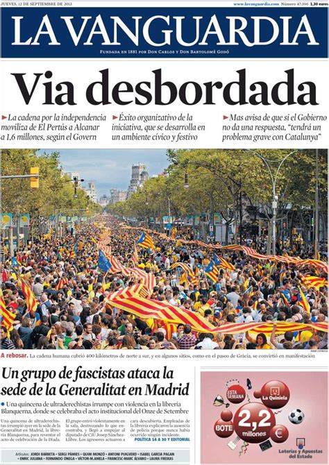 THE W SIDE: La Vía Catalana en las portadas de la prensa escrita.
