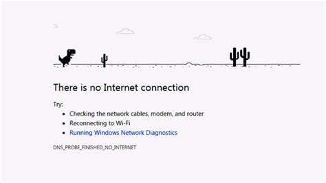 There is no Internet connection   Chrome game   YouTube