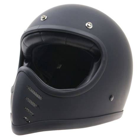THH Retro Motorbike Helmet Old Bike Style full face helmet ...
