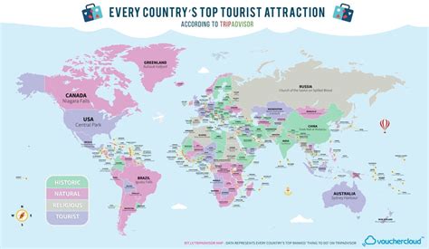 This Awesome Map Shows Every Country s Most Popular Attraction