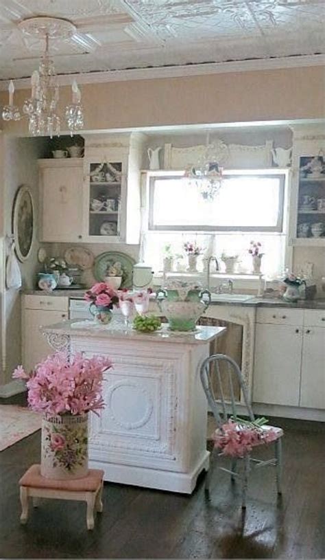 This Cheap Vintage Shabby Chic Style Kitchen Design and ...