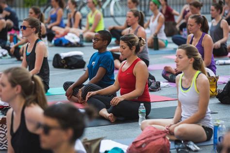 This Free Yoga Series Includes a Live Deejay and Happy Hour