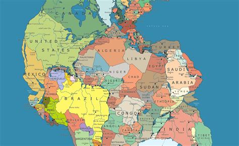 This Map Shows What the World Would Look Like if Pangea ...