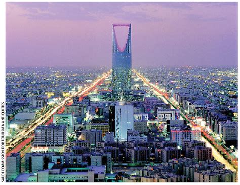 This view of the city of Riyadh, Saudi Arabia’s capital ...