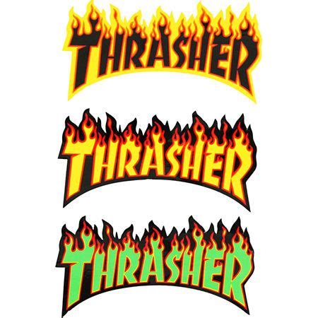 Thrasher Flame Logo Sticker（画像あり） | 壁紙, Iphone 壁紙, ステッカー
