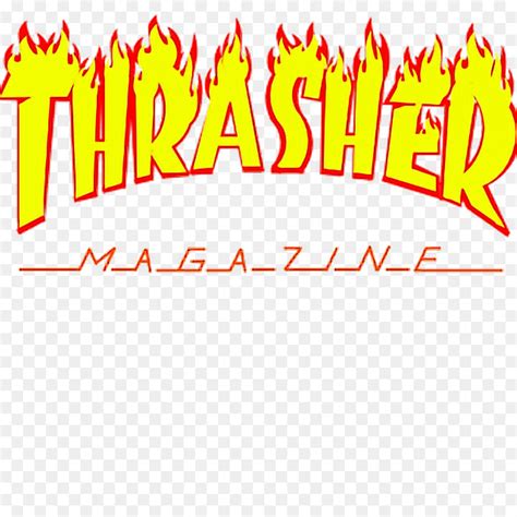 Thrasher Logo clipart   Text, Yellow, Font, transparent ...