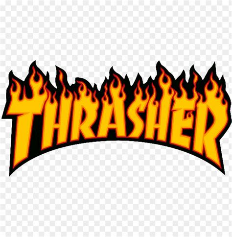 Thrasher Logo Transparent Clipart   123clipartpng.com