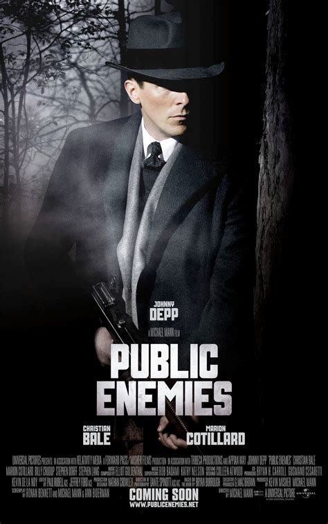 Three Character Posters of  Public Enemies  Come Out