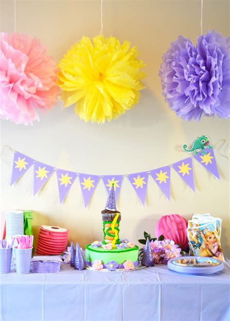 Throw a Rapunzel Theme Party | The DIY Mommy